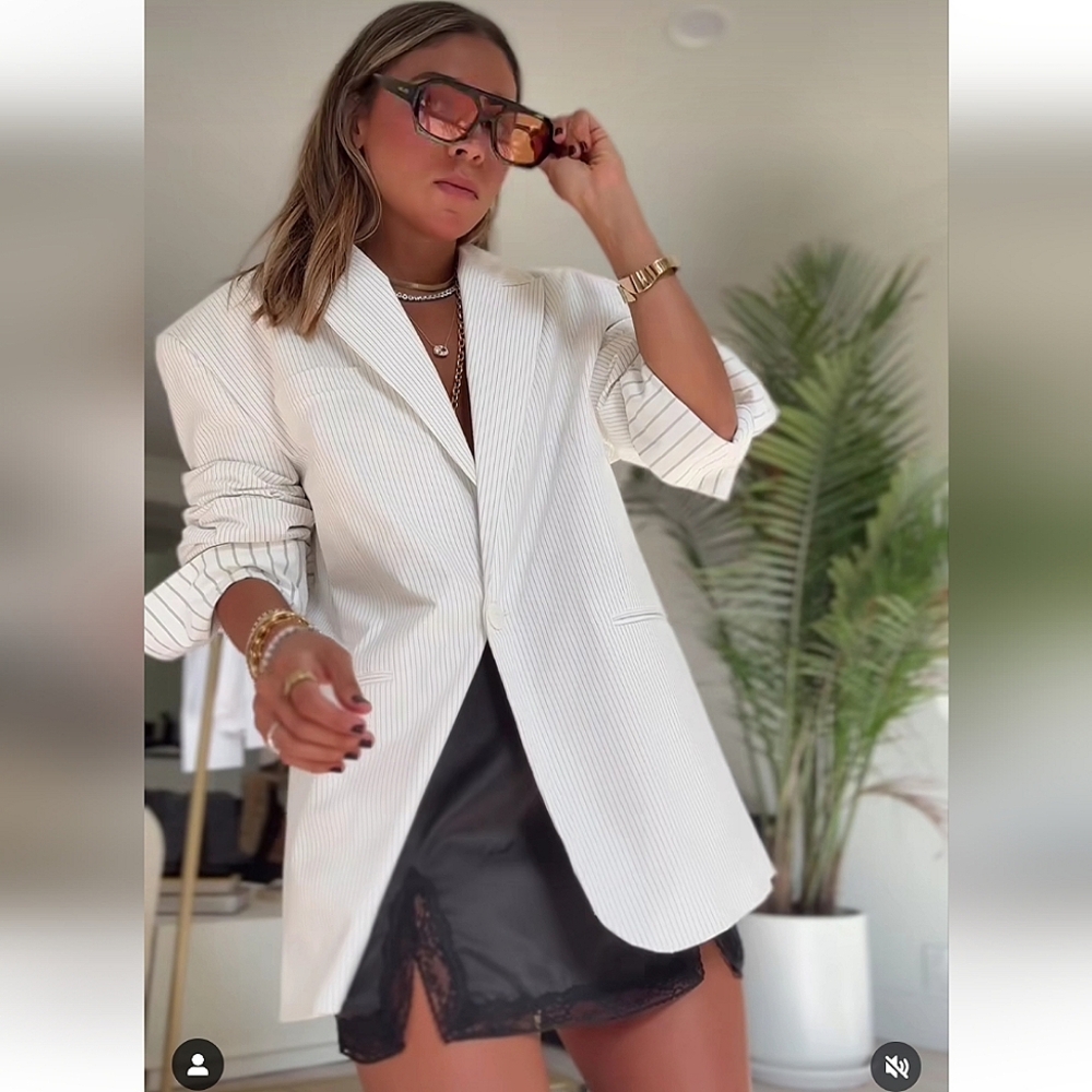 Zara Relaxed Oversized Blazer Size XS/S